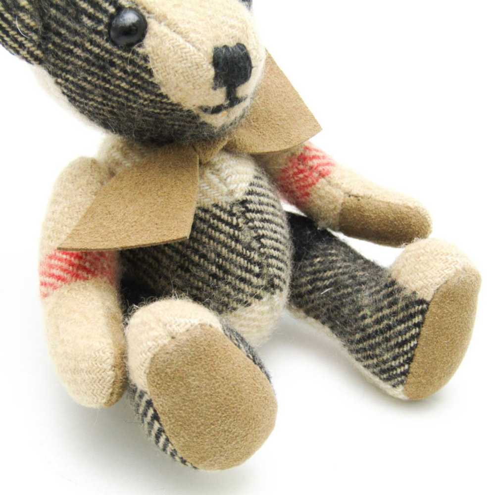 Burberry Thomas Bear Charm Beige Cashmere Wallet … - image 7