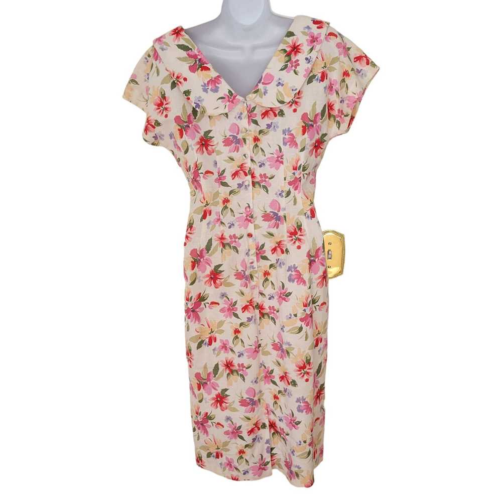 Maggy London Vintage Floral Maggy London Wiggle D… - image 3