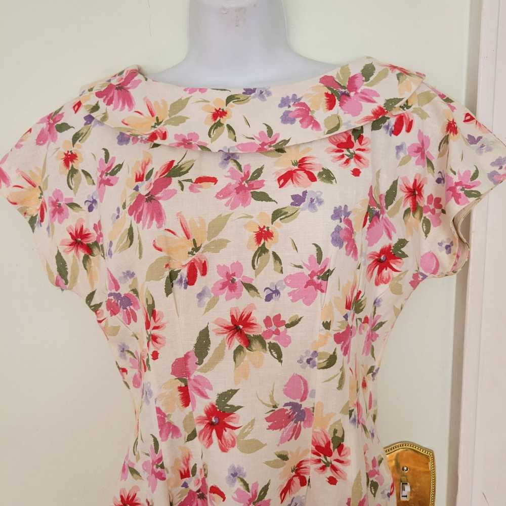 Maggy London Vintage Floral Maggy London Wiggle D… - image 4