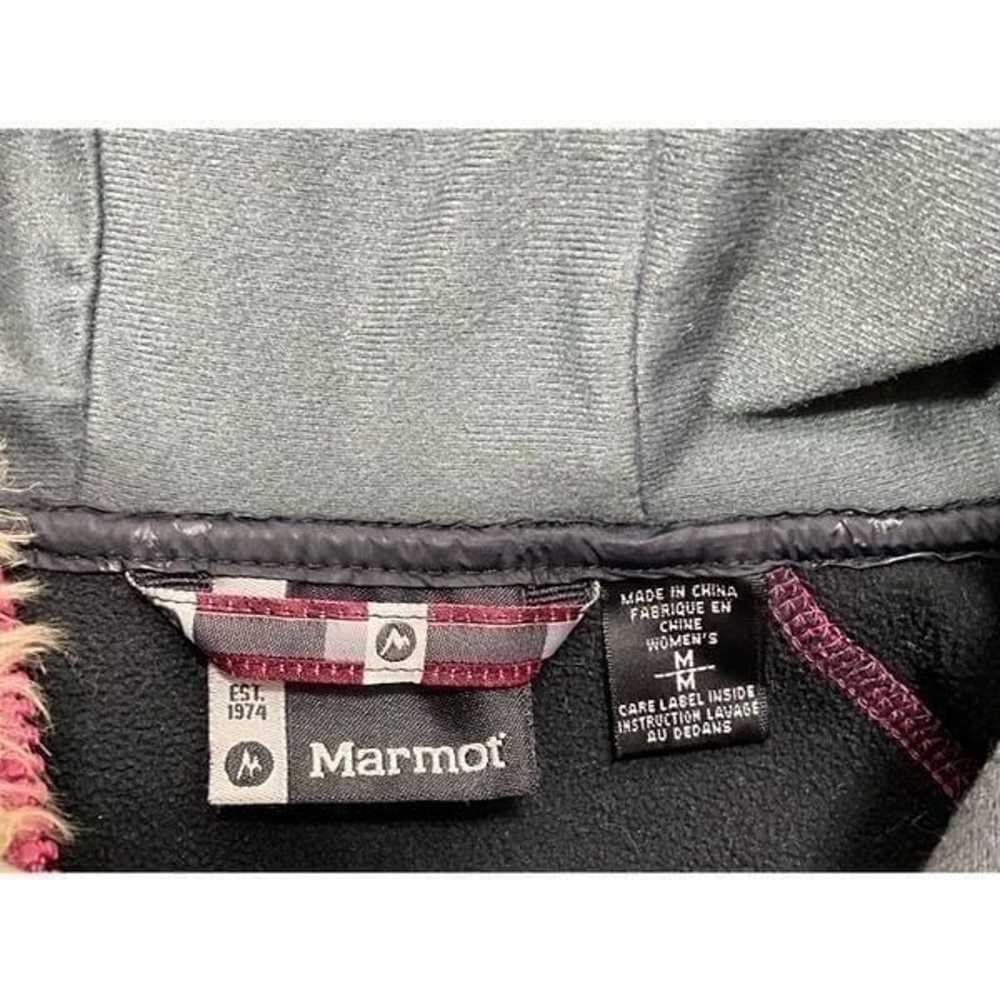 MARMOT Soft Shell Jacket with Faux Fur Trim and H… - image 5