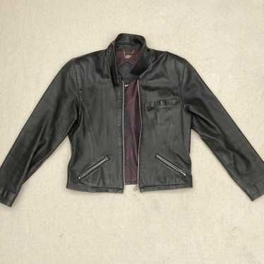 Authentic Valentino Vintage Leather Jacket Women'… - image 1