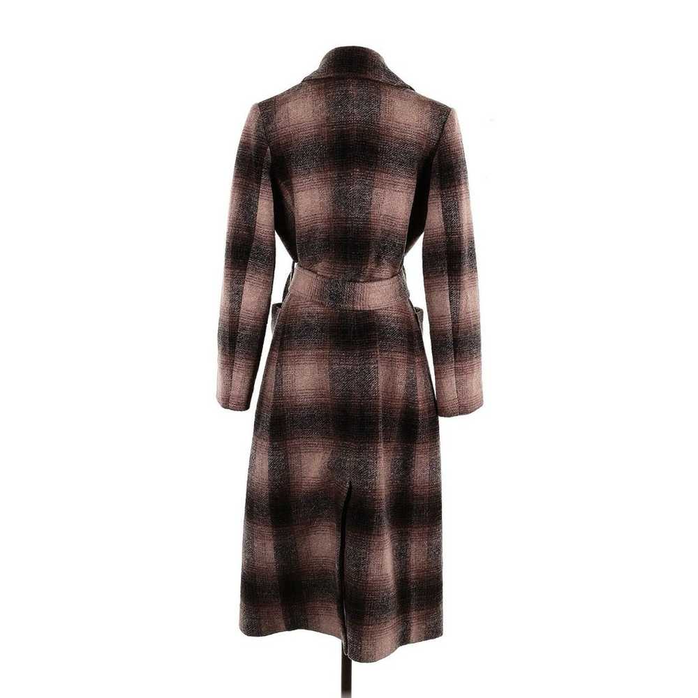 PENDLETON Aurora Plaid Wool Blend Wrap Coat Mediu… - image 5