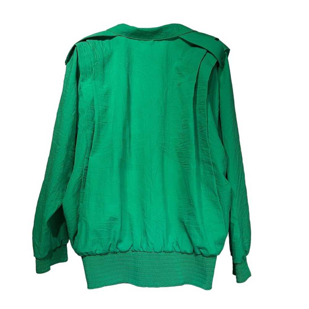 GW graff green womens vintage USA windbreaker jac… - image 2