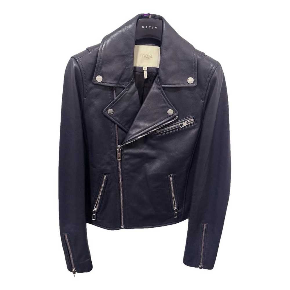 Maje Fall Winter 2020 leather jacket - image 1