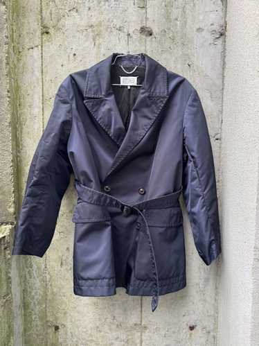 Maison Margiela DB nylon belted rain jacket