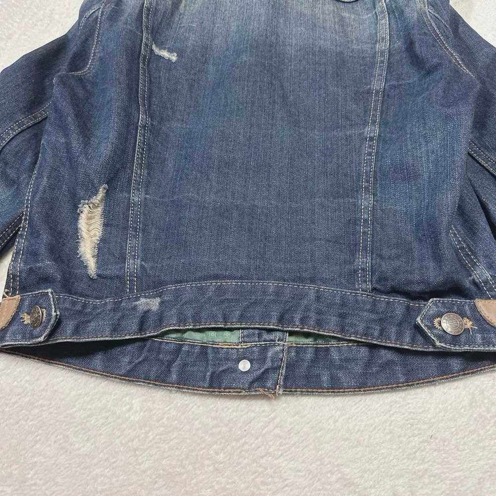 ☆Good Condition☆ ZARA Denim Jacket L Size with Di… - image 12