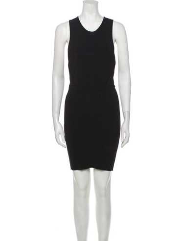 Alexander Wang Sheath Dress Black Sleeveless with… - image 1