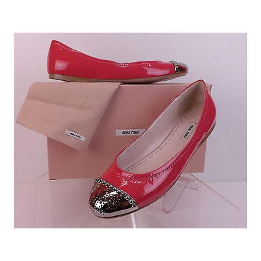 Miu Miu Patent leather ballet flats - image 3