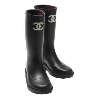 Chanel Wellington boots