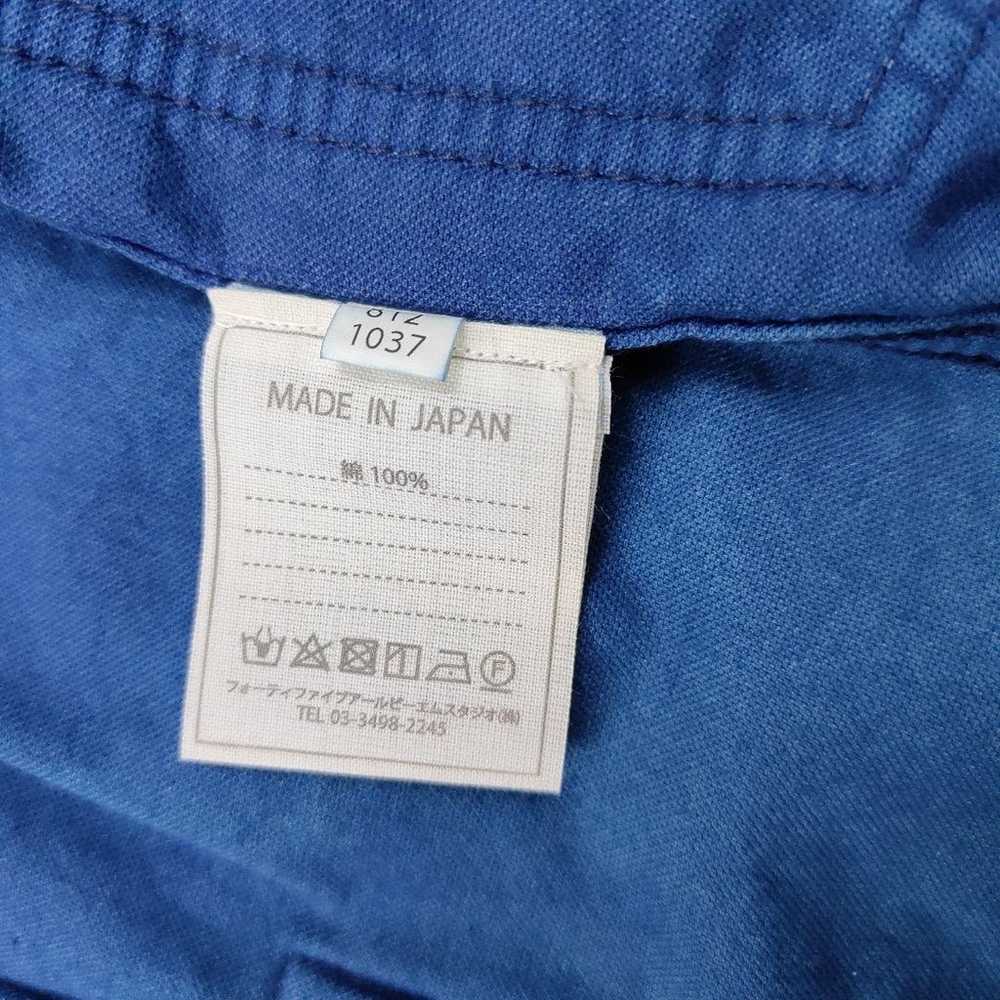 Rare 45R 908G Indigo Velour Jacket Size 3 - image 12