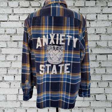 Anxiety State Flannel Jacket - Mental Health Colle