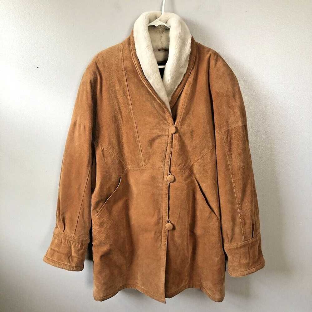 Hunt Club Jacket Womens XL Vintage Leather Suede … - image 1