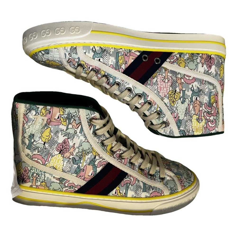 Gucci Cloth high trainers - image 1