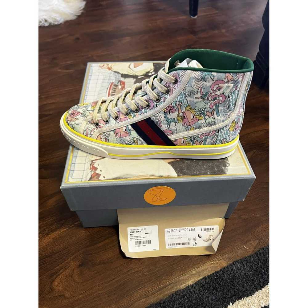 Gucci Cloth high trainers - image 5