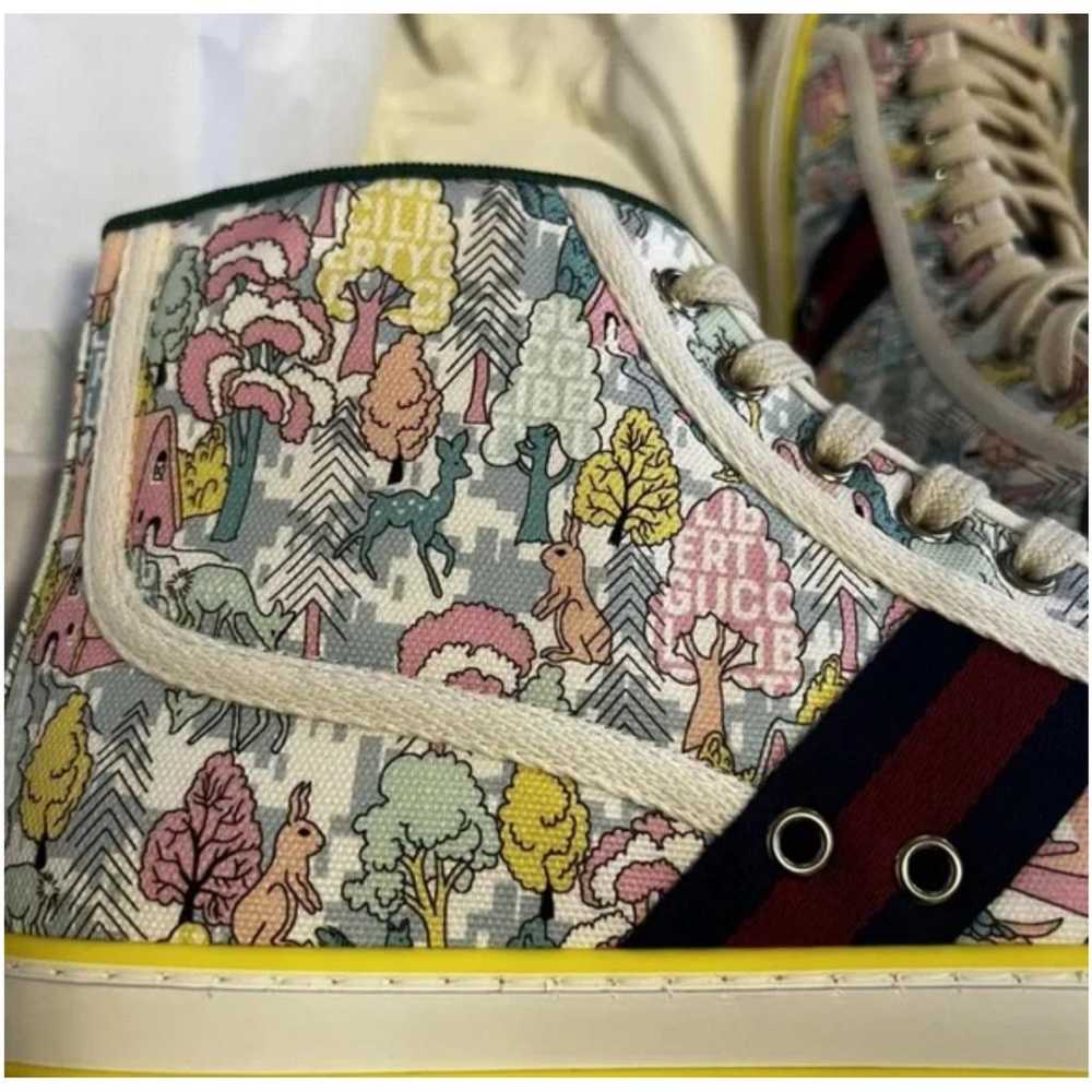 Gucci Cloth high trainers - image 8