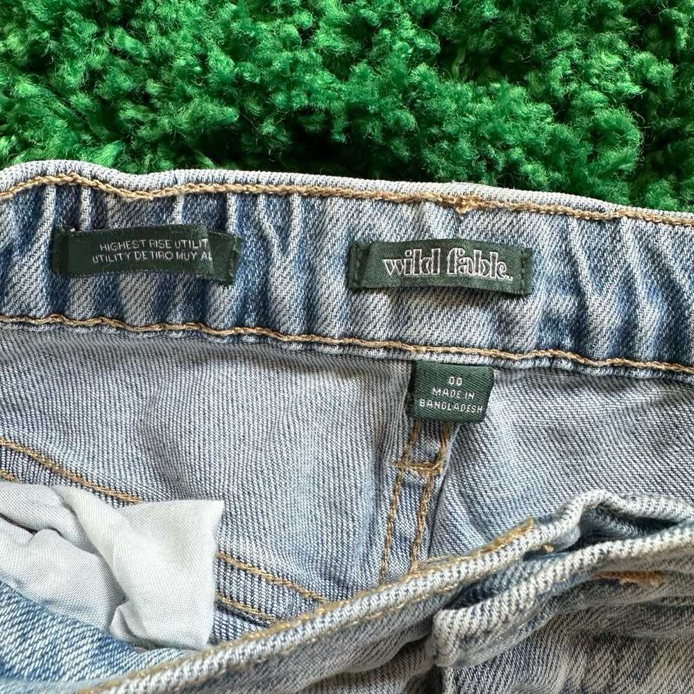 Wild Fable Utility Jeans Size 00 - image 2