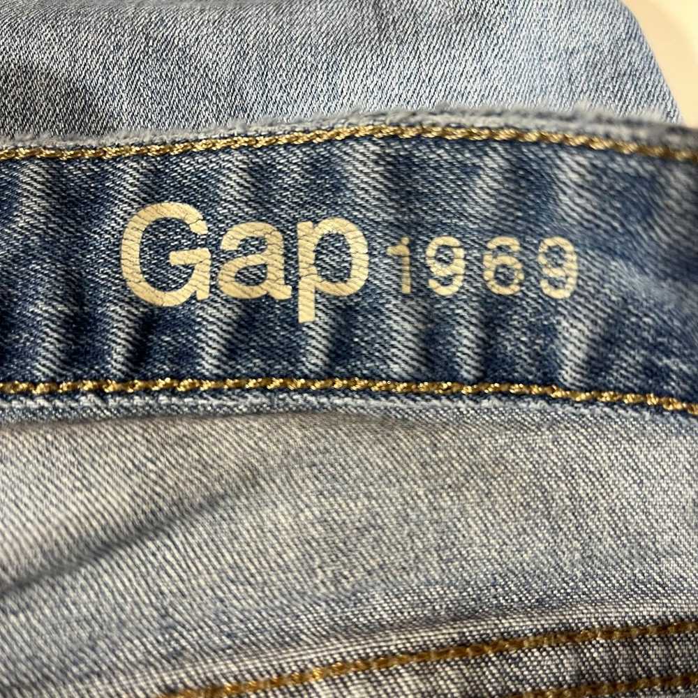 Vintage the gap 1969 bootcut light blue jeans wom… - image 6