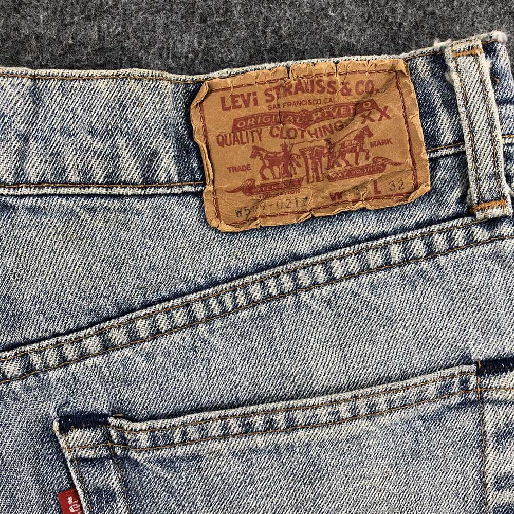 Levi's × Vintage Vintage 90s Light Wash Levis 509… - image 6