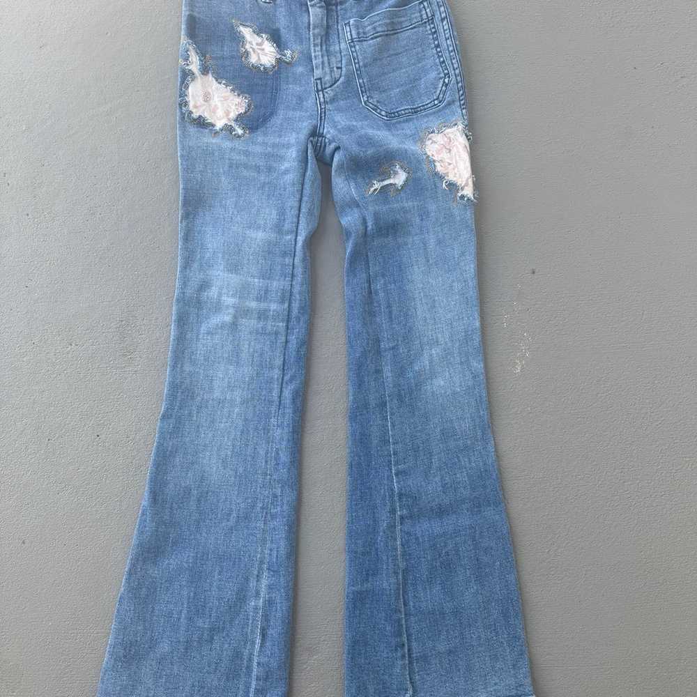 Anthropologie Patchwork Jeans - image 1