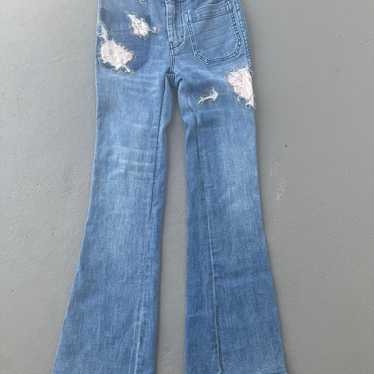 Anthropologie Patchwork Jeans - image 1