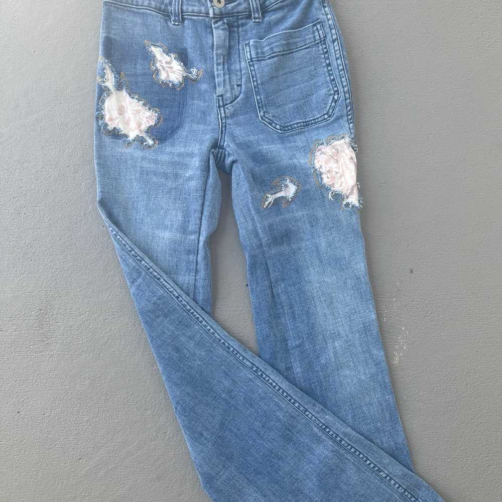 Anthropologie Patchwork Jeans - image 2