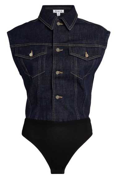 Product Details Alaia Denim Bodysuit