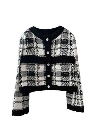 Product Details Chanel Black and White Tweed Jacke