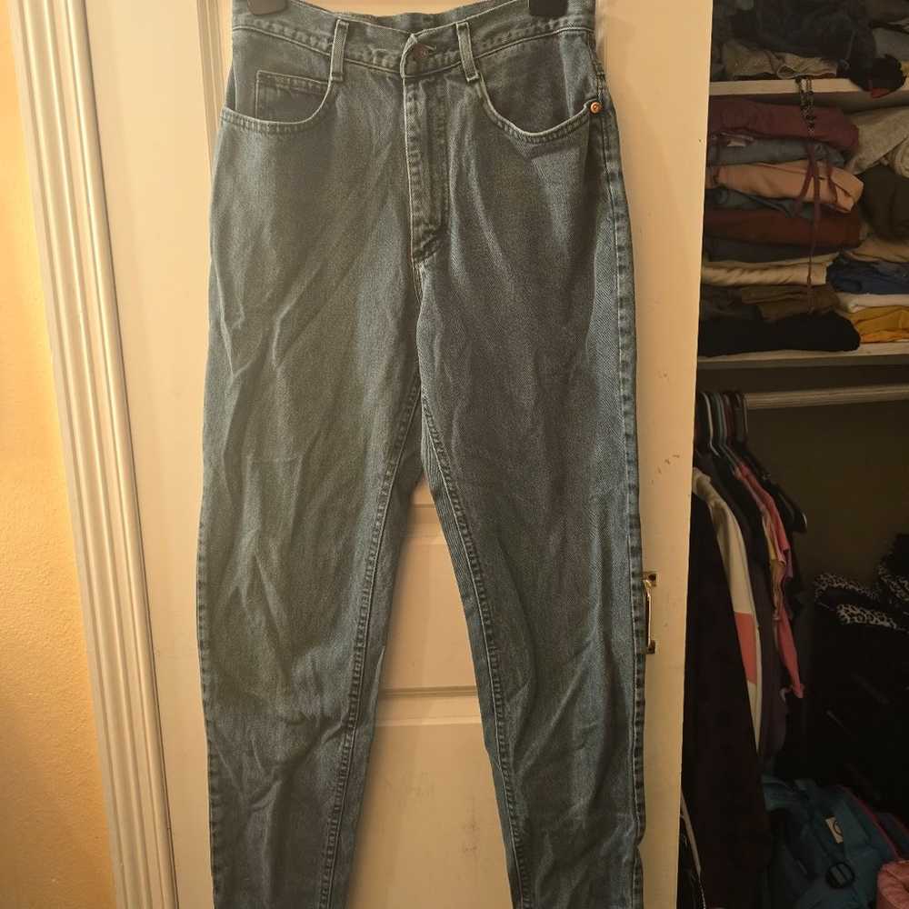 Vintage Lee green jeans sz 11 - image 1