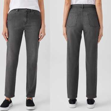 Eileen Fisher Women's Slim Stretch Jeans Gray Siz… - image 1