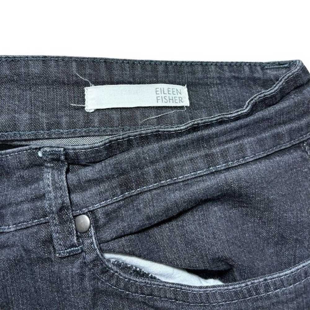 Eileen Fisher Women's Slim Stretch Jeans Gray Siz… - image 3