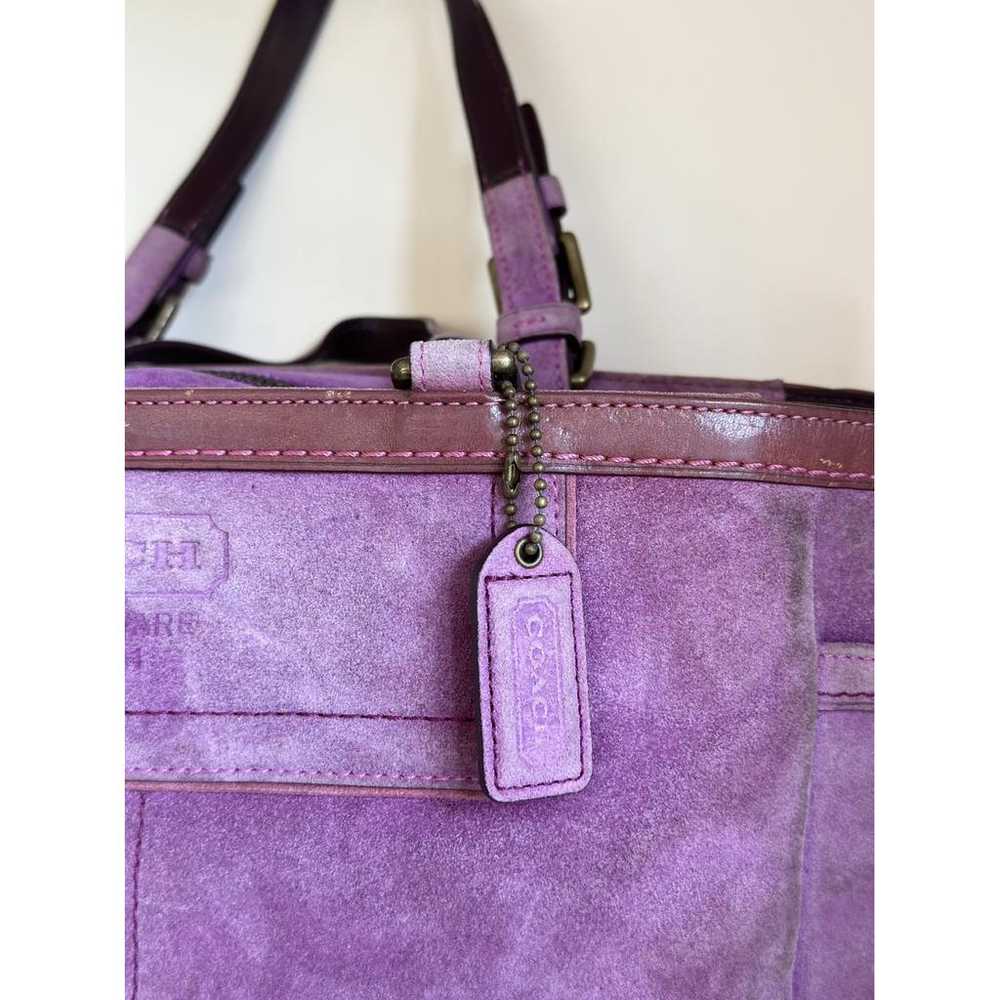 Coach Mercer satchel 24 leather handbag - image 6