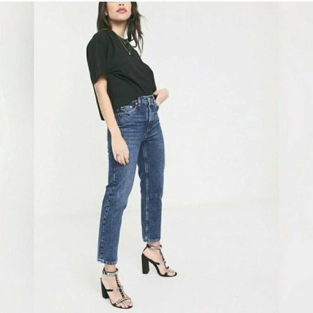 Topshop Editor Straight Leg Jeans sz 25x25 - image 3