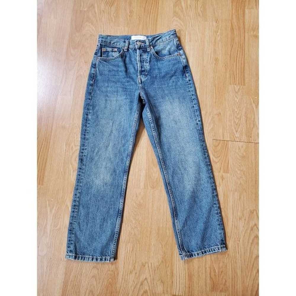 Topshop Editor Straight Leg Jeans sz 25x25 - image 4