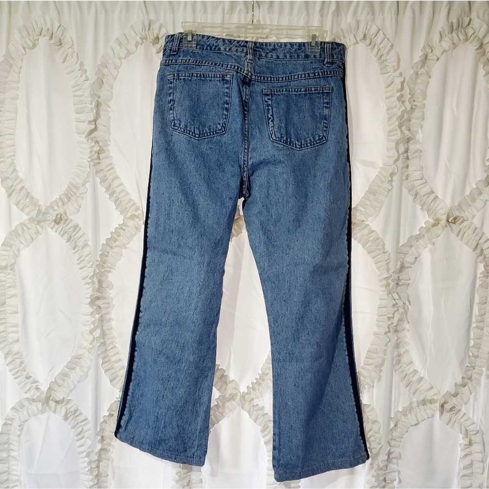 Vintage Outlaw High Waisted Mom Jeans Cropped Fla… - image 2