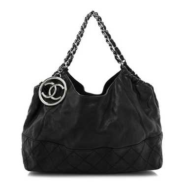 CHANEL Calfskin Baby Coco Cabas Black