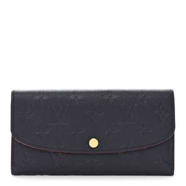 LOUIS VUITTON Empreinte Emilie Wallet Marine Rouge