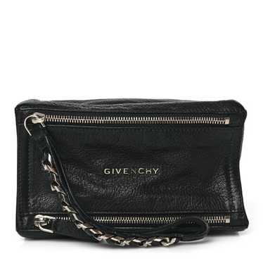 GIVENCHY Sugar Goatskin Pandora Wristlet Black