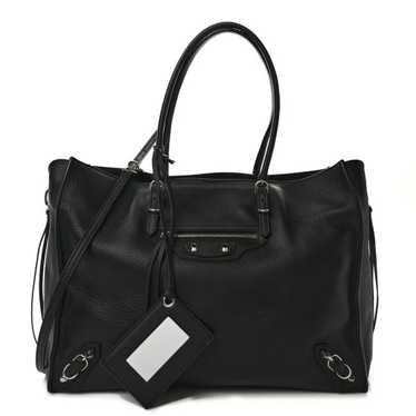 BALENCIAGA Veau Papier B4 Zip Around Tote Black - image 1