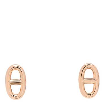 HERMES 18K Rose Gold TPM Farandole Stud Earrings - image 1