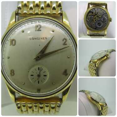 1948 Vintage Longines 18k Yellow Gold Automatic M… - image 1