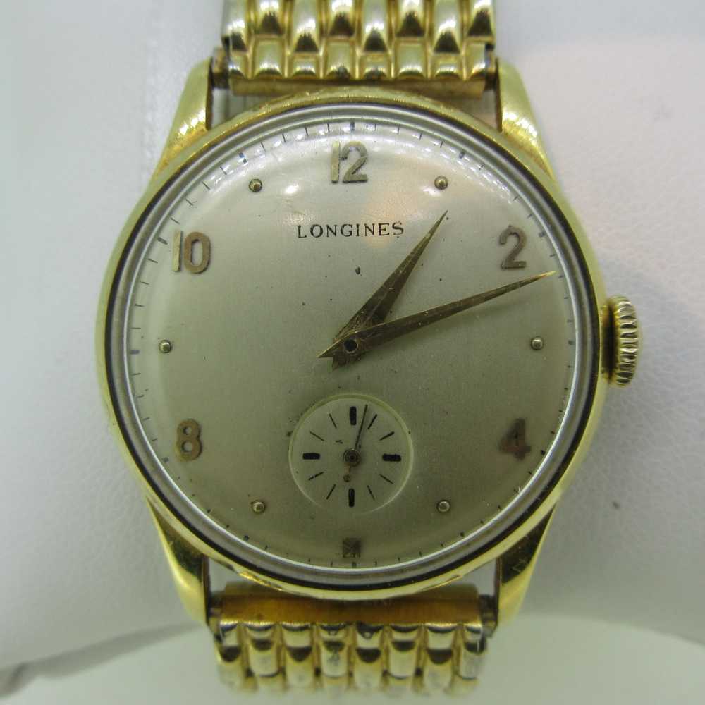 1948 Vintage Longines 18k Yellow Gold Automatic M… - image 4