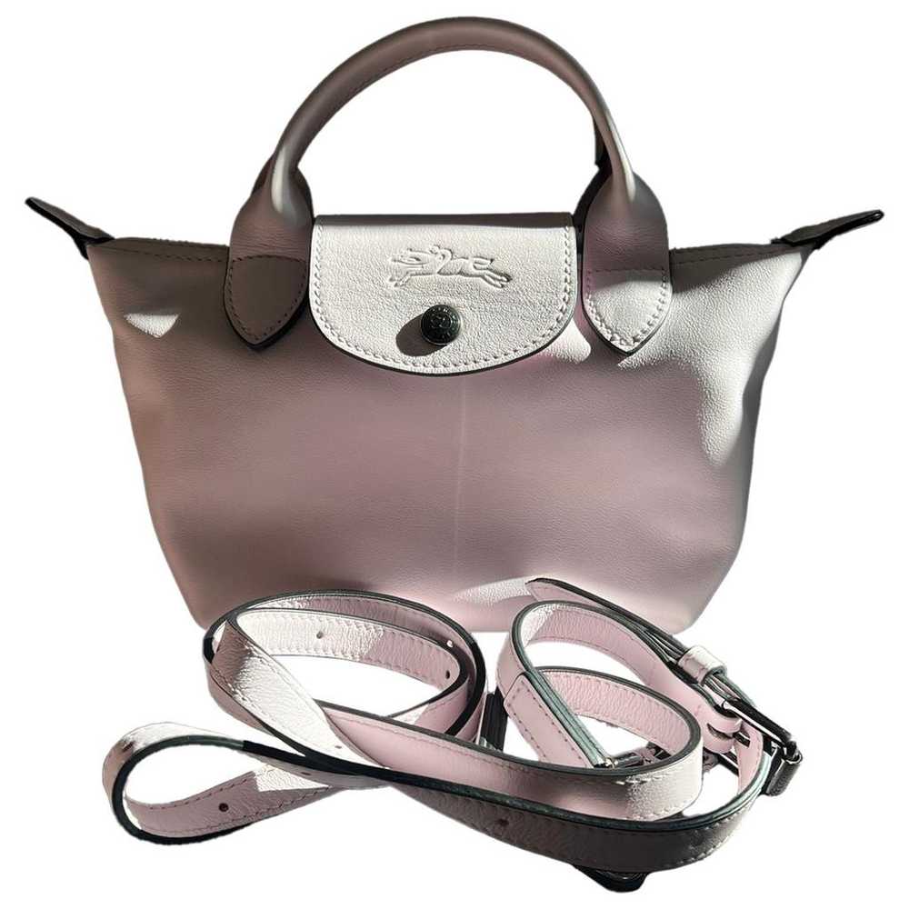 Longchamp Pliage leather handbag - image 1