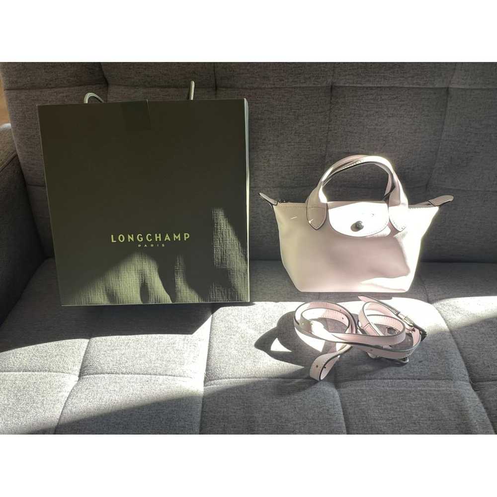 Longchamp Pliage leather handbag - image 4