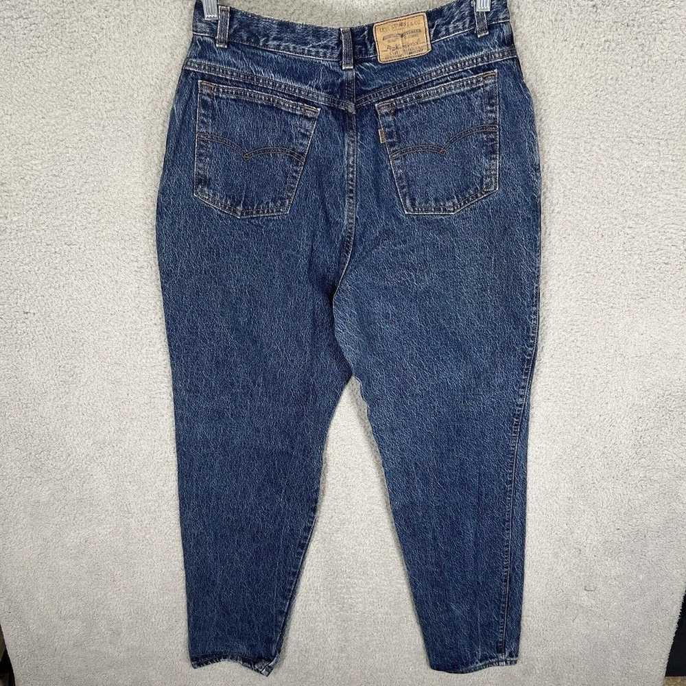 Vintage Levis Jeans Womens 30x31 Blue Denim High … - image 6