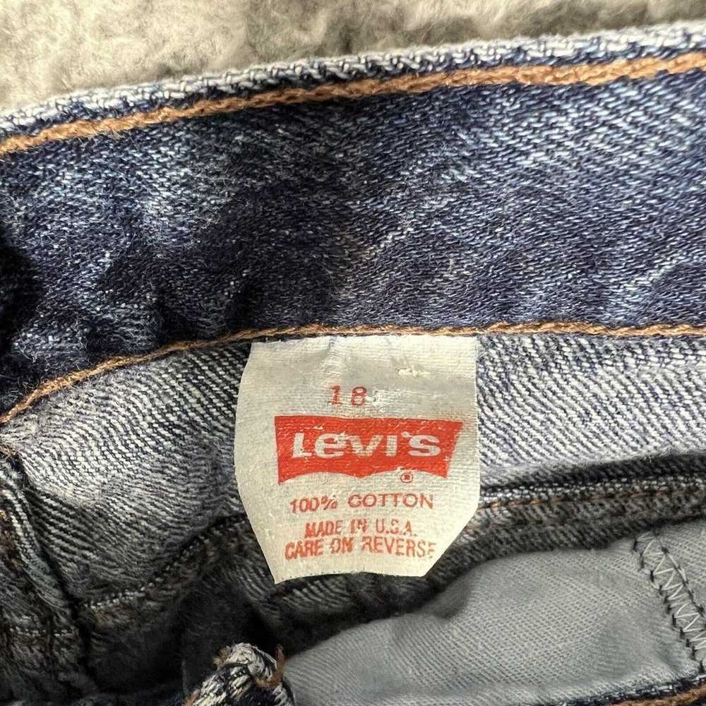 Vintage Levis Jeans Womens 30x31 Blue Denim High … - image 8