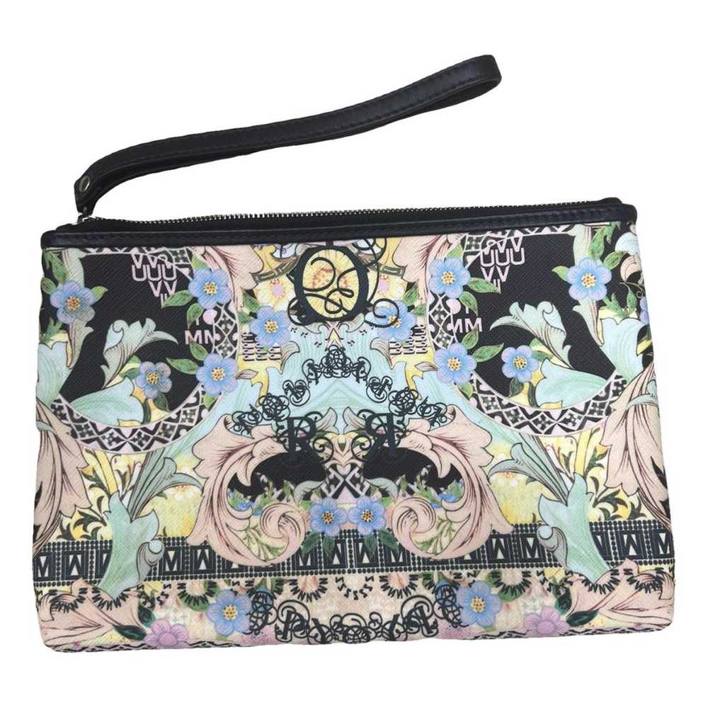 Mary Katrantzou Vegan leather clutch bag