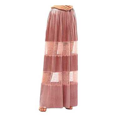 Blumarine Velvet maxi skirt - image 1