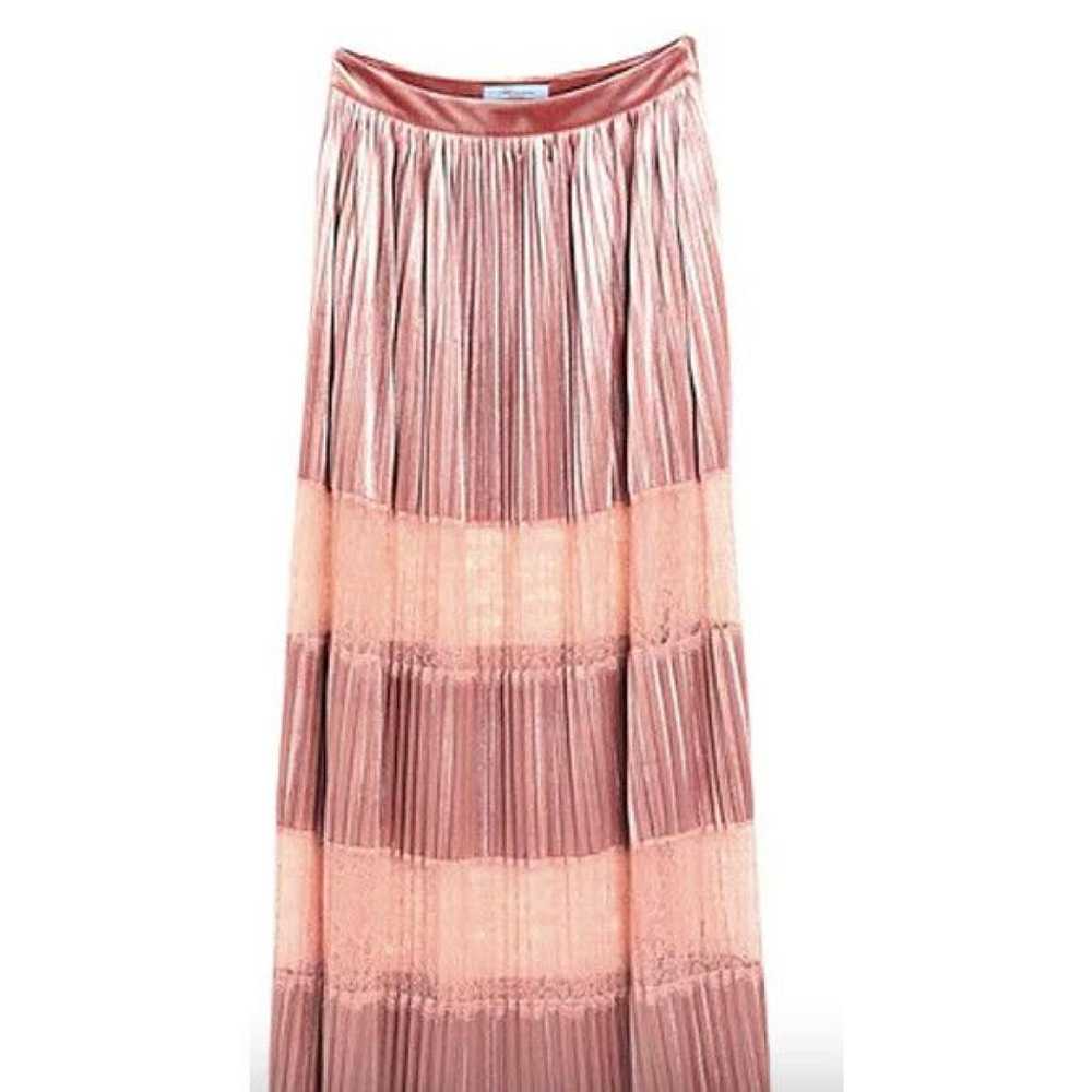 Blumarine Velvet maxi skirt - image 4