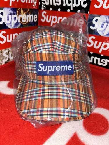 シュプリーム Featherweight Wool キャップ Plaid Supreme - Featherweight Wool Camp Cap - ParkSIDER