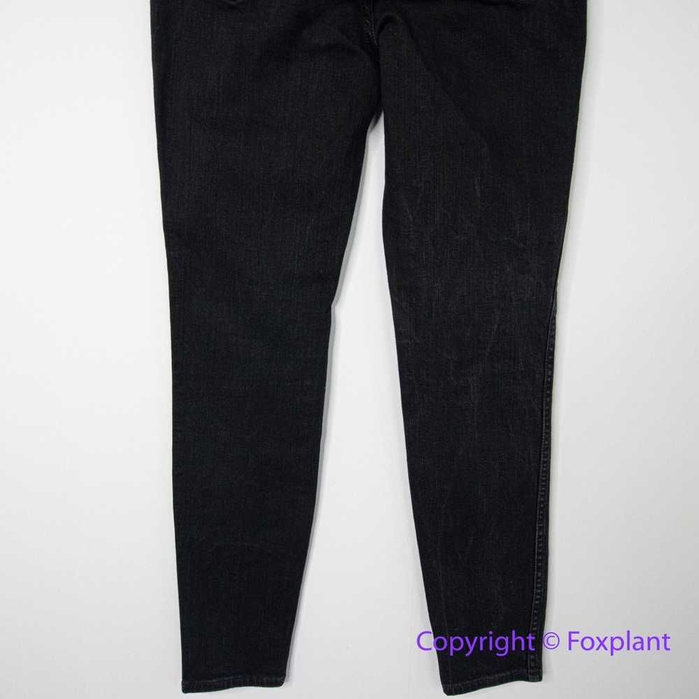 Madewell 10" High-Rise Skinny Jeans in black fros… - image 10